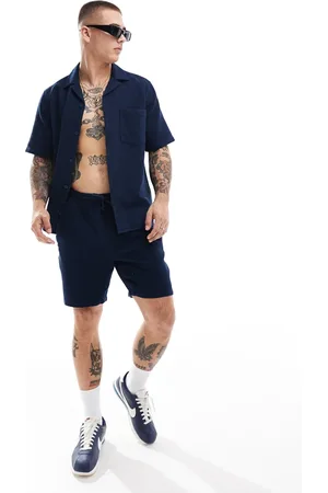 Only & Sons – Shorts in mit Waffelstruktur, Kombiteil
