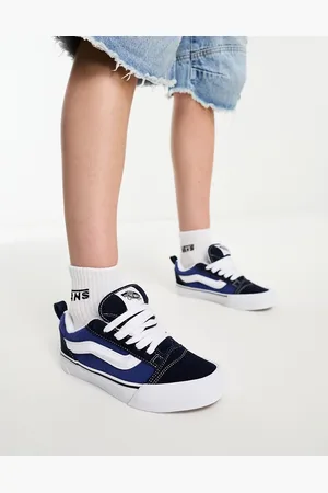 Vans – Knu Skool – Klobige Sneaker in und Weiß