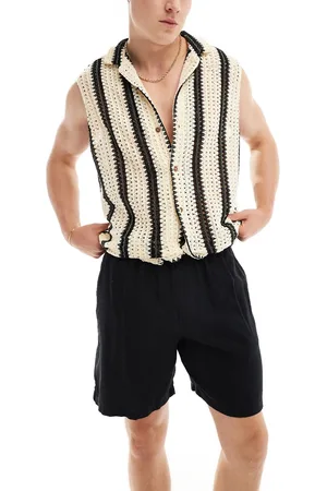 New Look – Leinen-Shorts in zum Hineinschlüpfen
