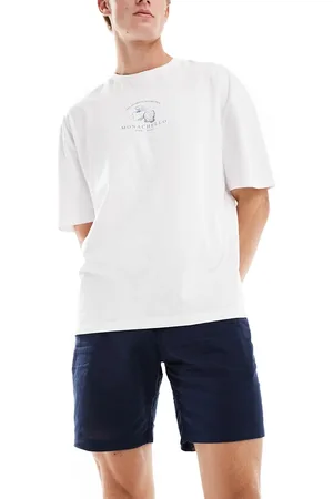 JACK & JONES – Chinoshorts aus Leinen in