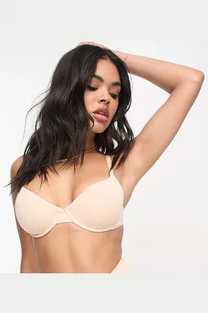Dorina – Evelyn B-F – Nicht wattierter Bügel-BH aus Materialmix in Biskuitbeige mit angenehmer Haptik