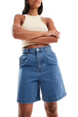Obey – Denim-Jorts in heller Indigo-Waschung