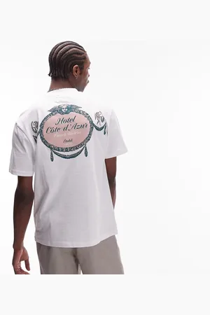 Topman – Oversize-T-Shirt in mit „Hotel Côte d