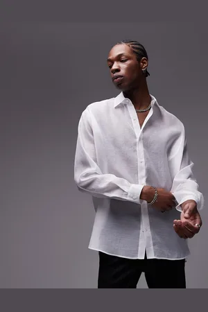 Topman – Langärmliges Hemd in transparentem