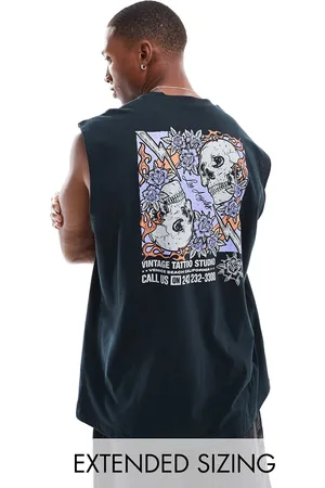 ASOS – Oversize-Tanktop in mit Rückenprint
