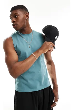 ASOS – Schweres Tanktop in Mittelgrün