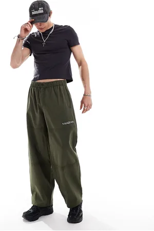 COLLUSION – Legere Skater-Hose in Khaki