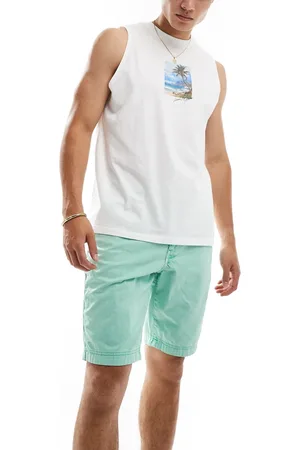 Superdry – Vintage International – Shorts in Minztürkis