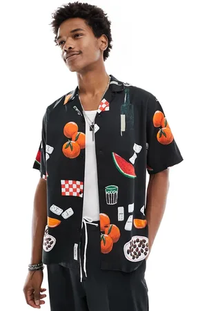 Carhartt Carhartt x Isis – Maria – Hemd in mit künstlerischem Dinner-Print
