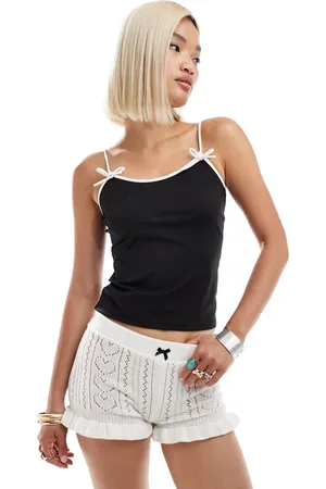 Noisy May – Camisole-Oberteil in mit Schleifendetail