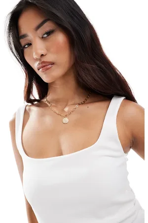Stradivarius – Camisole-Oberteil in mit eckigem Ausschnitt