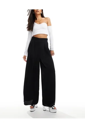 River Island – Palazzo-Hose in mit weitem Schnitt