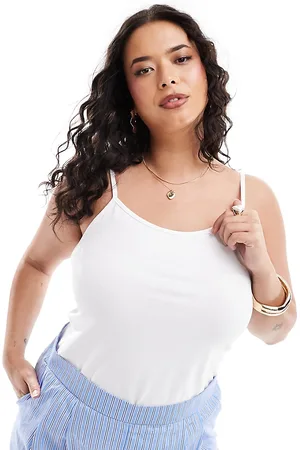 Yours – Camisole-Oberteil in Weiß