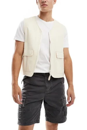 Superdry – Schwere Cargo-Shorts in verwaschenem