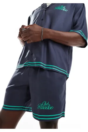 Only & Sons – Bedruckte Shorts zum Hineinschlüpfen in , Kombiteil
