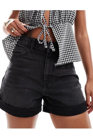 MANGO – Mom-Shorts in mit umgeschlagenem Saum