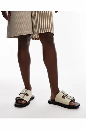 Topshop – Kiara – Ledersandalen in mit klobigen Schnallen