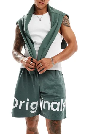 JACK & JONES – Locker geschnittene Basketball-Shorts in