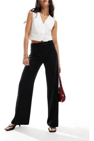 Bershka – Elegante Hose mit weitem Bein in