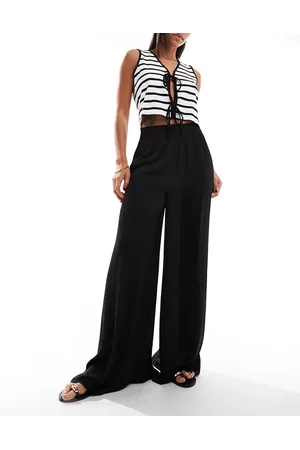 MANGO – Weiche Hose in mit weitem Schnitt