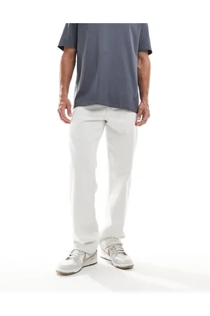 River Island – Locker geschnittene Jeans in verwaschenem, ausgebleichtem