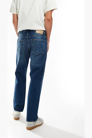 Only & Sons – Edge – Jeans mit geradem Schnitt in mittelblauer Waschung