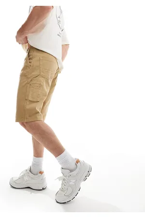 Brave Soul – Shorts im Zimmermann-Stil aus Baumwolltwill in Stein