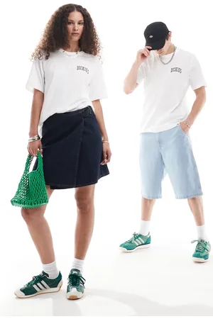 Dickies – Aitken – T-Shirt in und Dunkelgrün mit Logo auf der linken Brust