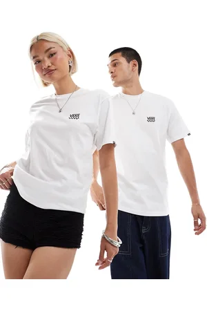 Vans – Kurzärmliges T-Shirt in mit Schachbrettmuster-Logo auf der linken Brust