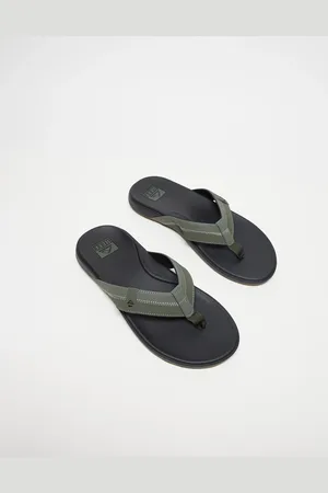 Reef – Cushion Phantom 2.0 – Zehenstegsandalen in Khaki