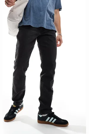 Abercrombie & Fitch – Schmal geschnittene Jeans im Stil der 90er-Jahre in verwaschenem