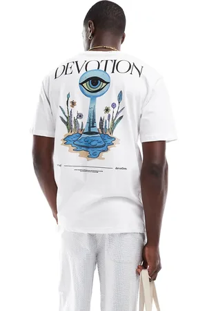 Only & Sons – Oversize-T-Shirt in mit „Devotion“-Rückenprint