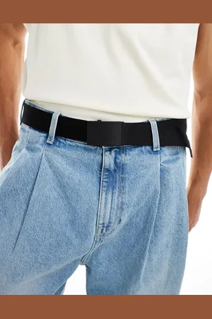 ASOS – Webgürtel in mit mattschwarzer Schnalle