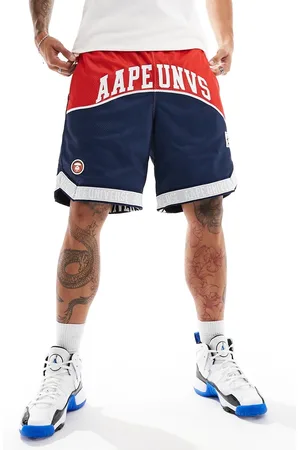 A Bathing Ape AAPE By A Bathing Ape – Bunte Shorts mit wendbarem Design