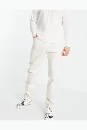 Weekday – Barrel – Jeans in Ecru
