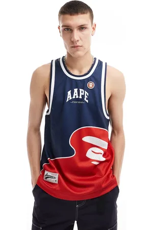 A Bathing Ape Aape By A Bathing Ape – Buntes Trägertop mit Logo