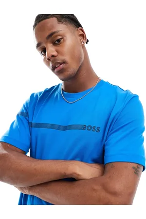 HUGO BOSS – Tee 5 – T-Shirt in mit Logo-Print