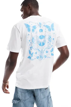 Only & Sons – Oversize-T-Shirt in mit Schmetterlings-Print auf dem Rücken