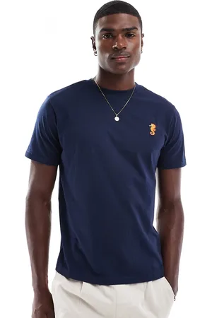 Threadbare – T-Shirt in mit Seepferdchen-Stickerei