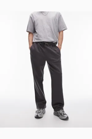 Topman – Jogginghose in Anthrazit mit geradem Schnitt