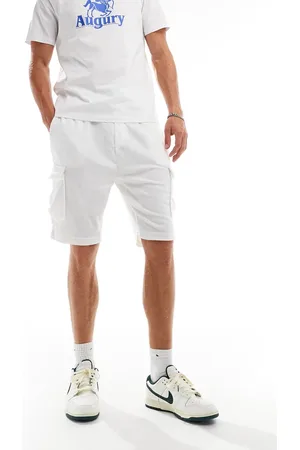 Brave Soul – Cargo-Shorts aus Frottee in gebrochenem