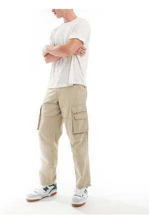 ASOS – Weit geschnittene Cargohose aus schwerem Twill