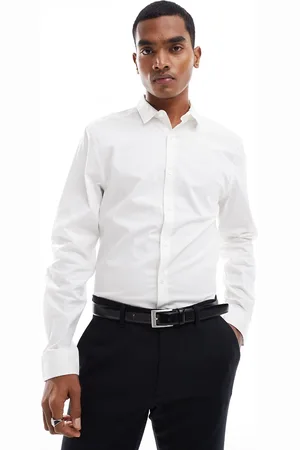 New Look – Langärmliges Popeline-Hemd in