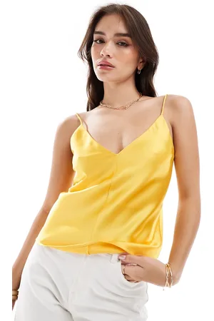 ASOS – Camisole-Oberteil in leuchtendem mit V-Ausschnitt