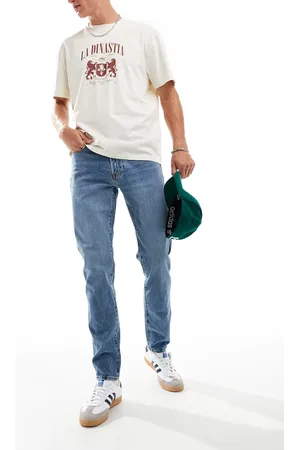 Abercrombie & Fitch – Schmal geschnittene 90er-Jeans in mittlerer Waschung