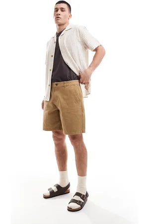 Rhythm – Gestreifte Basic-Strandshorts