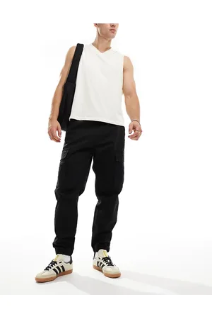 Pull&Bear – Basic-Cargohose in