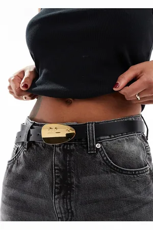 ASOS – Taillen- und Hüftgürtel für Jeans in mit Plattendetail