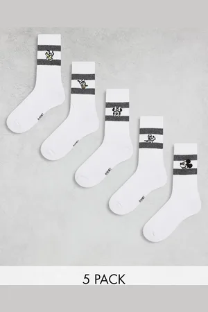 ASOS – 5er-Pack Disney-Socken in mit „Micky & Friends“-Stickerei