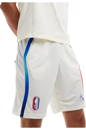 Le Coq Sportif – Equipe De France Paris 2024 Olympics – Shorts in Marshmallow